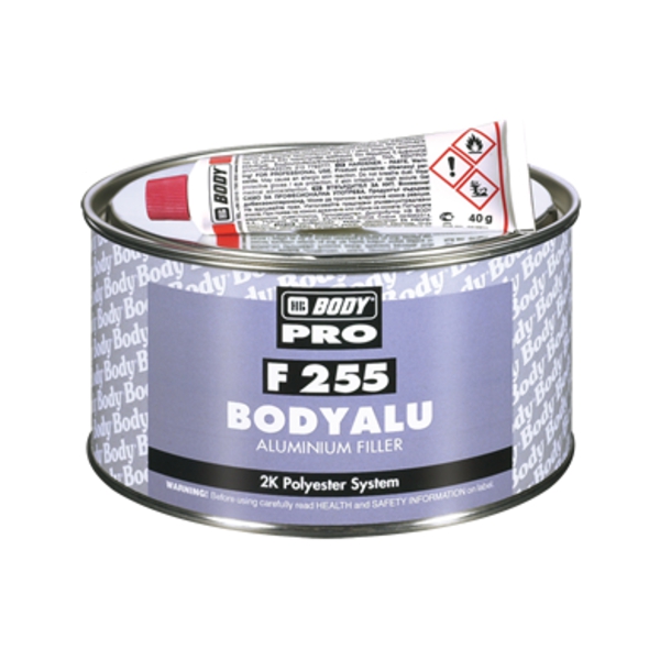 HB BODY ALU F255 - tmel s hliníkom strieborný 1,8 KG